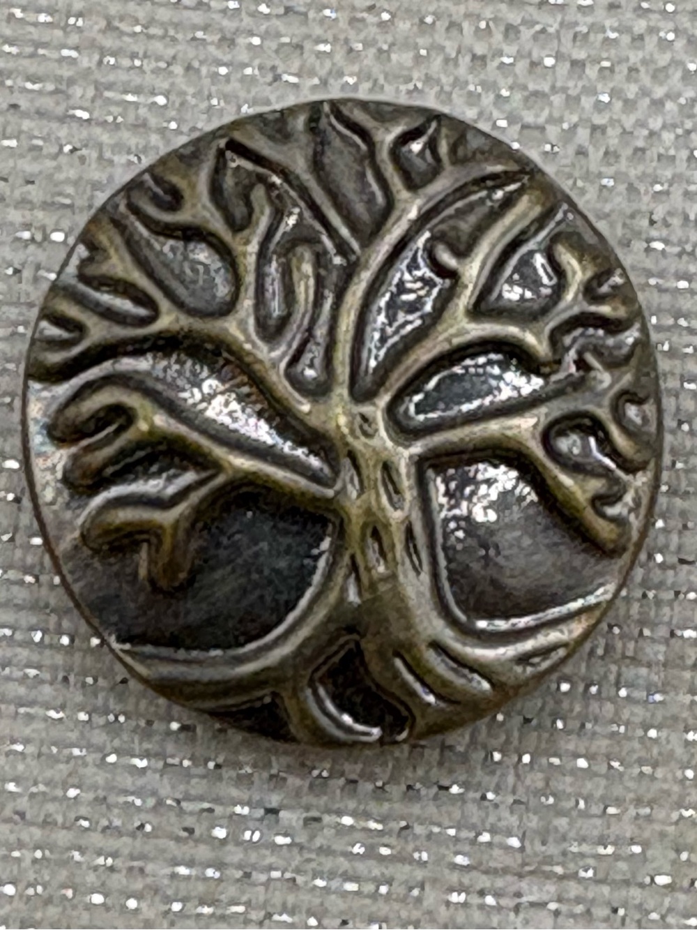 BRONZE TREE of LIFE - Ginger Snaps & Co. Snap Button Charm - 18mm/20mm